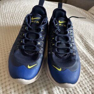 Nike Boys Air Max Axis AH5222-404 Blue Black Running Shoes Sneakers Size 5
